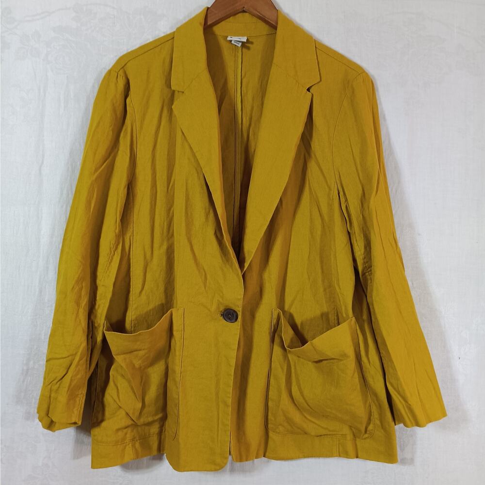 a new day Mustard Yellow Blazer